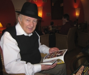 Lubor Fiedler with magazine